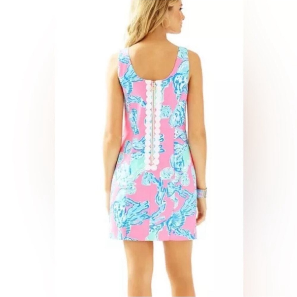 Lilly Pulitzer Cathy Shift Dress in Barefoot Princess Size 14 - Picture 2 of 7
